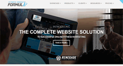 Desktop Screenshot of fitnesswebsiteformula.com